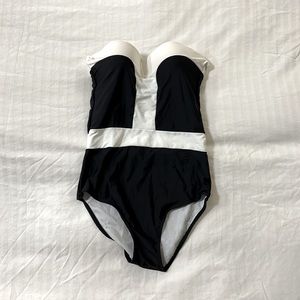 BRAND NEW ✨ Black & White One Piece Bathing Suit